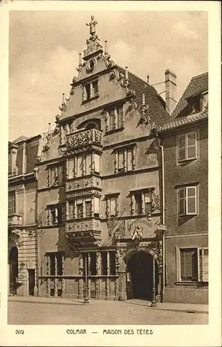 Colmar Maison des Tetes Kat. Colmar