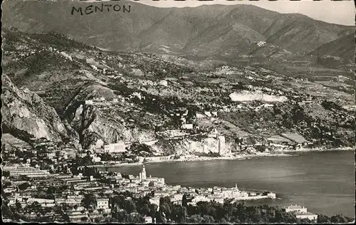 Menton Frontiere Le Pont Saint-Louis Kat. Menton