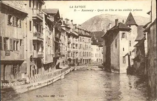 hw11025 Annecy Haute-Savoie Quai Kategorie. Annecy Alte Ansichtskarten