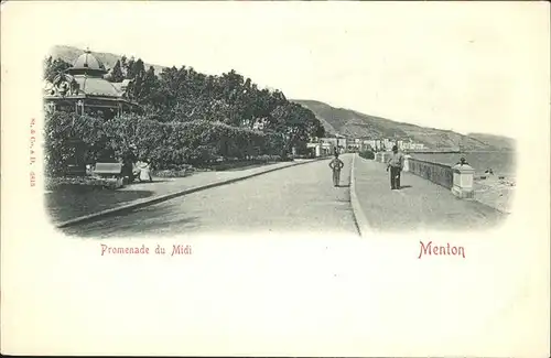 Menton Promenade du Midi Kat. Menton