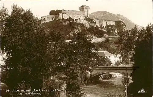 Lourdes Chateau Fort Gave Kat. Lourdes