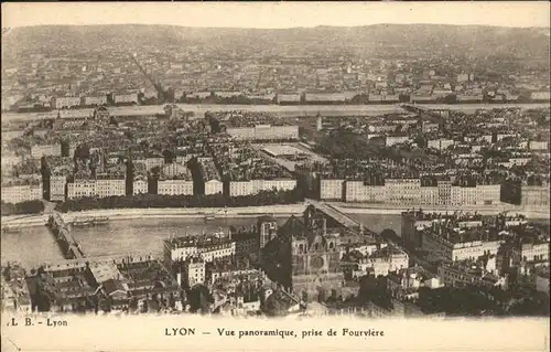 Lyon Vue panoramique
Fourviere
 Kat. Lyon