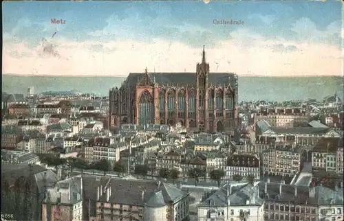 hw14857 Metz Moselle Cathedrale Kategorie. Metz Alte Ansichtskarten