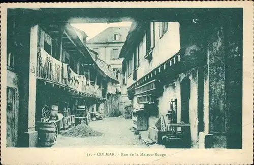 Colmar Rue de la Moulin Rouge Kat. Colmar