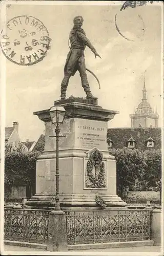 hw14904 Colmar Haut Rhin Elsass Monument du Ge Rapp Kategorie. Colmar Alte Ansichtskarten