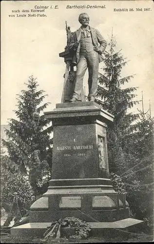 Colmar Bartholdi-Denkmal Kat. Colmar