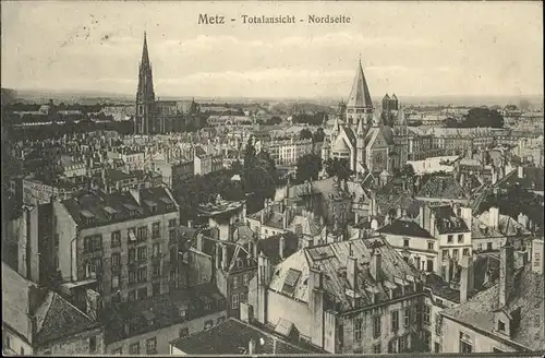 hw14923 Metz Moselle Lothringen Totalansicht Kategorie. Metz Alte Ansichtskarten