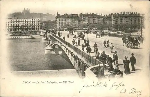 Lyon Pont Lafayette Kat. Lyon