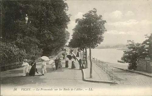 hw15130 Vichy Promenade
Bords de l`Allier Kategorie. Vichy Alte Ansichtskarten