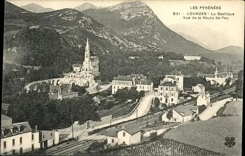 hw15134 Lourdes Hautes Pyrenees les Pyrenees Kategorie. Lourdes Alte Ansichtskarten