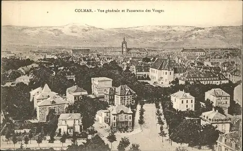 hw15382 Colmar Haut Rhin Elsass Vue generale
Panorama des Vosges Kategorie. Colmar Alte Ansichtskarten