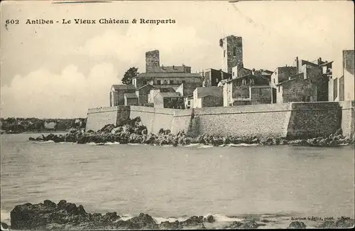 Antibes Vieux Chateau Remparts Kat. Antibes