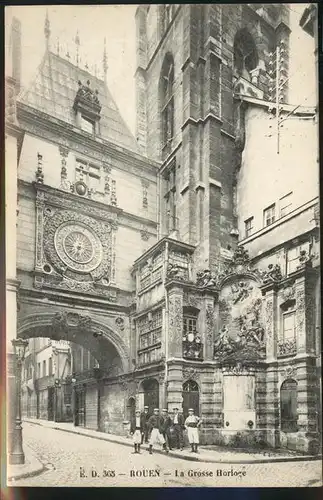 Rouen Grosse Horloge Kat. Rouen