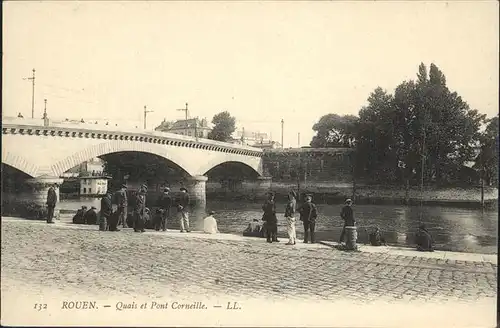 Rouen Quais Pont Corneille Kat. Rouen