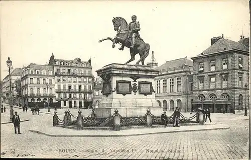 Rouen Statue de Napoleon Kat. Rouen
