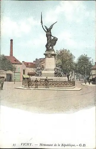 Vichy Monument Republique Kat. Vichy