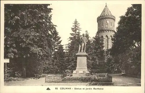 Colmar Statue et jardin Bartholdi Kat. Colmar