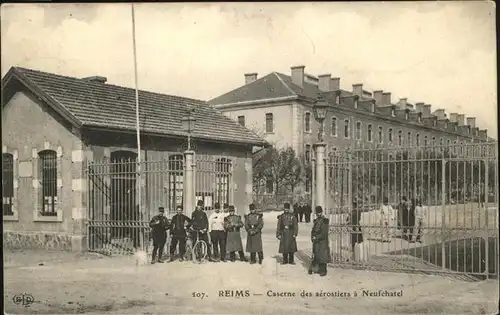 Reims Caserne Neufchatel Feldpost Kat. Reims