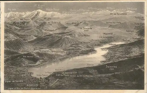 hw16905 Annecy Haute-Savoie Semnoz
Panorama Kategorie. Annecy Alte Ansichtskarten