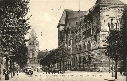 hw17521 Metz Moselle Lothringen Rue Gambette Kategorie. Metz Alte Ansichtskarten