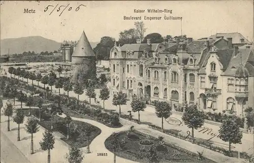 hw17522 Metz Moselle Lothringen Kaiser Wilhelm-Ring
Boulevard Empereur Guillaume Kategorie. Metz Alte Ansichtskarten