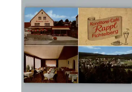 Fichtelberg Bayreuth Konditorei - Cafe Rappl / Fichtelberg /Bayreuth LKR