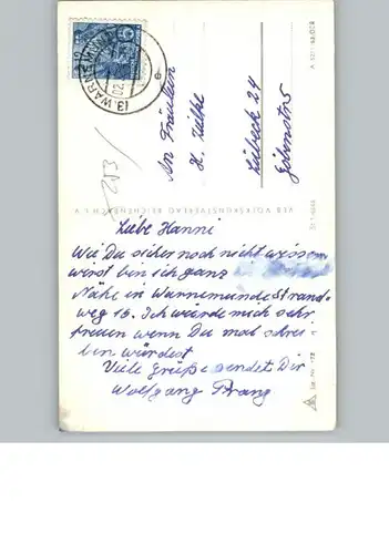 Warnemuende Ostseebad  / Rostock /Rostock Stadtkreis