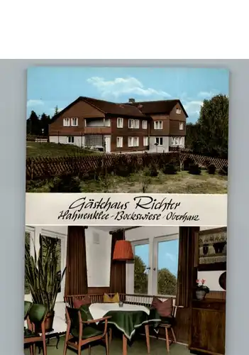 Hahnenklee-Bockswiese Harz Gasthaus Richter / Goslar /Goslar LKR