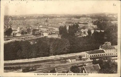 Besancon vue generale prise de Beauregard Kat. Besancon