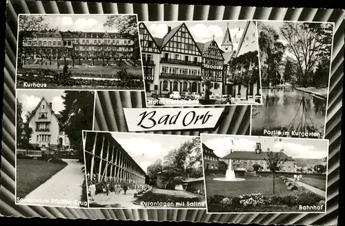 Bad Orb Hotel Weisses Ross Sanatorium Pfeiffer-Krug Kat. Bad Orb