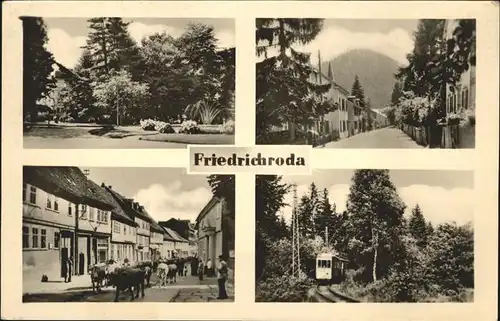 pw04857 Friedrichroda Bahn Kuehe Kategorie. Friedrichroda Alte Ansichtskarten