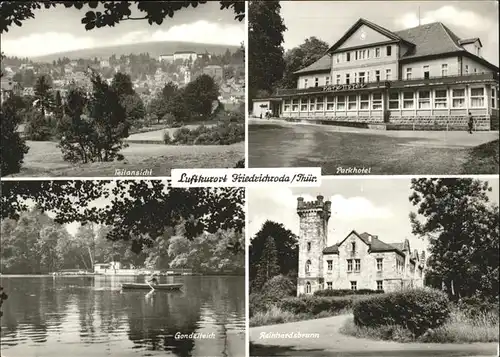 pw05271 Friedrichroda Parkhotel Gondelteich Reinhardsbrunn Kategorie. Friedrichroda Alte Ansichtskarten