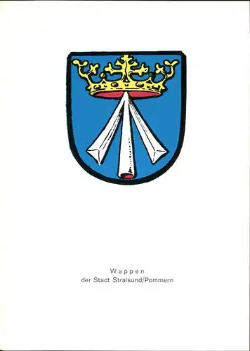 Stralsund Wappen Kat. Stralsund