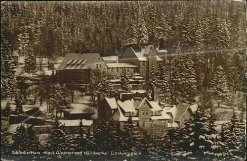 Schierke Harz Haus Gieseler Handwerker Erholungsheim / Schierke Brocken /Harz LKR