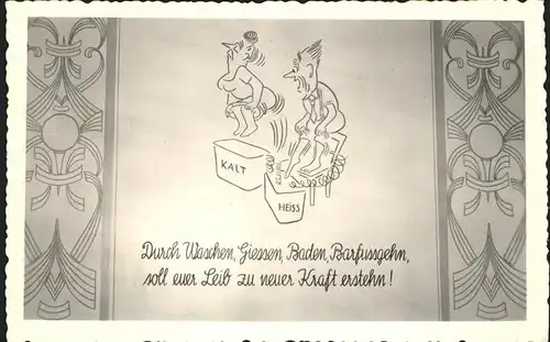 pw10468 Friedrichroda Sanatorium Tannenhof Mottospruch Kategorie. Friedrichroda Alte Ansichtskarten