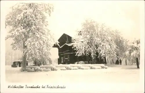 pw10563 Friedrichroda Waldkaffee Tanzbuche Winter Kategorie. Friedrichroda Alte Ansichtskarten