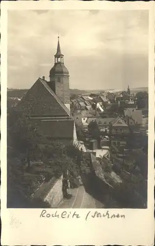 Rochlitz Blick vom Schloss Petrikirche