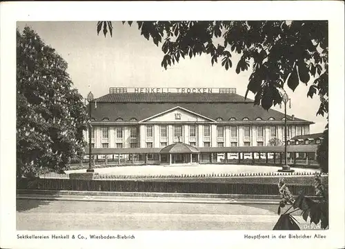 Biebrich Wiesbaden Sektkellereien Henkel & Co. / Wiesbaden /Wiesbaden Stadtkreis