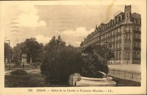 Dijon Hotel de la Cloche Fontaine Blondat x