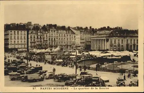 Nantes le quartier de la Bourse *