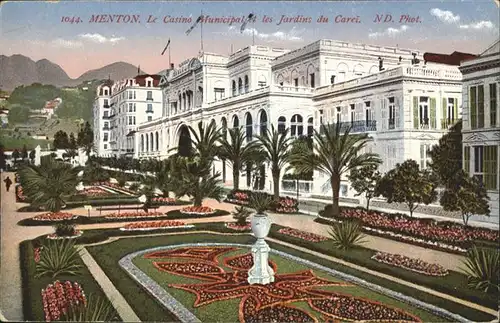 Menton Casino Municipal Jardin Carei *