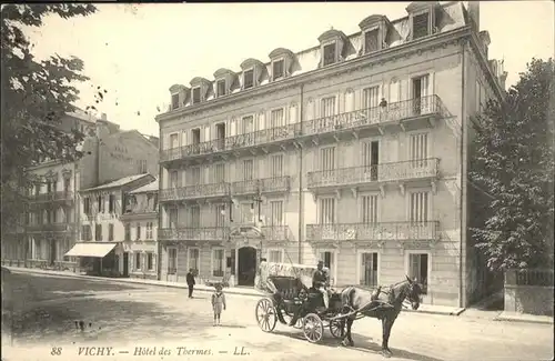 Vichy Hotel Thermes Pferd Kutsche x