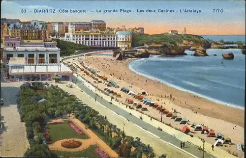 Biarritz Grande Plage Les deux Casinos *