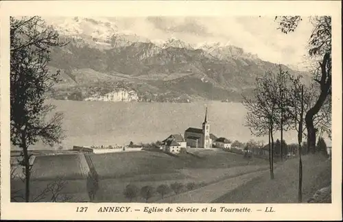 wb16399 Annecy Haute-Savoie Annecy Eglise Sevrier Tournette * Kategorie. Annecy Alte Ansichtskarten