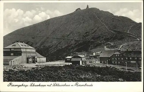 Schneekoppe Riesengebirge Riesenbaude