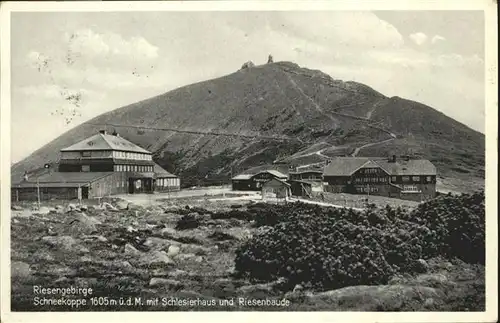 Schneekoppe Riesengebirge Schlesierhaus Riesenbaude