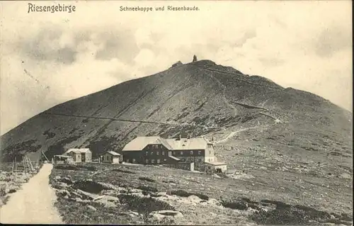 Schneekoppe Riesenbaude Riesengebirge