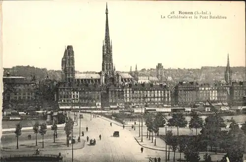 Rouen Cathedrale Pont Boieldien 