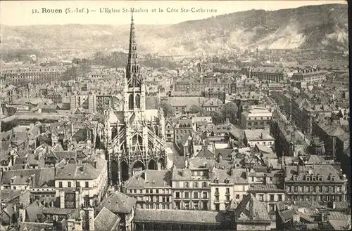 Rouen Eglise St Maclon Cote Catherine 