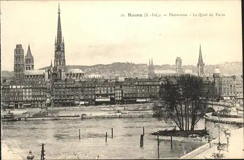 Rouen Quai Paris